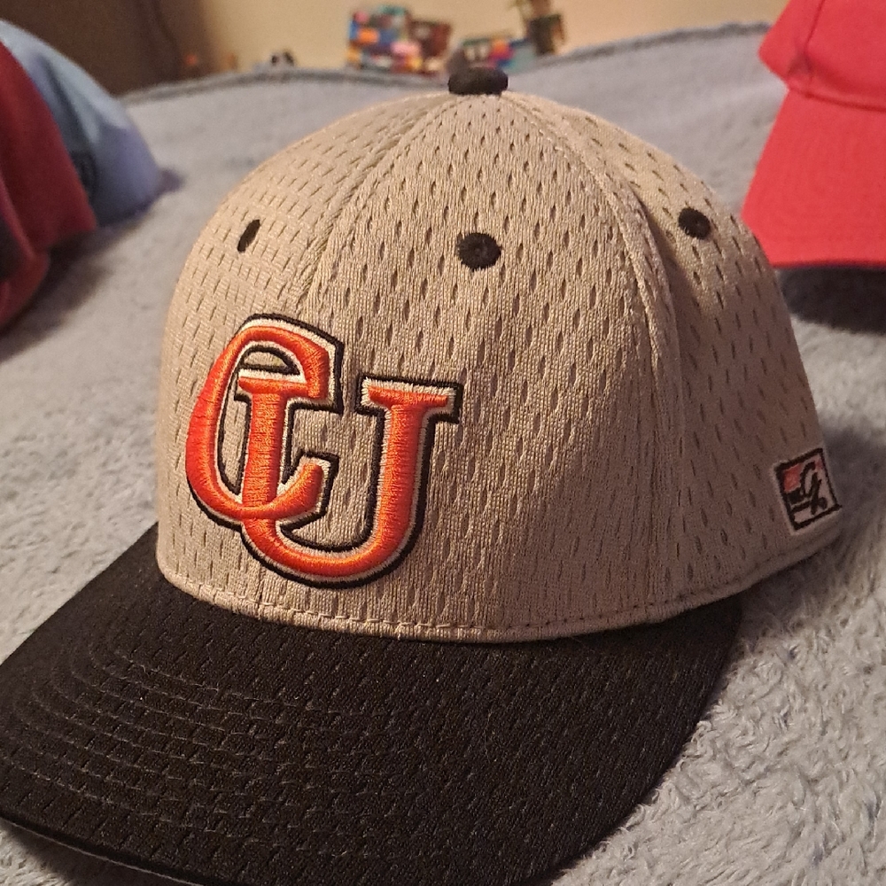 The Game Gray and Black Hat with Orange Logo